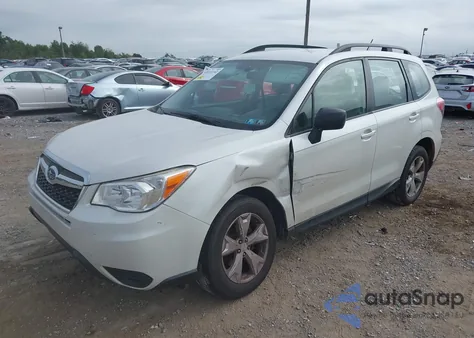 2015 Subaru Forester 2.5I from USA, damaged, VIN JF2SJABC8FH818980